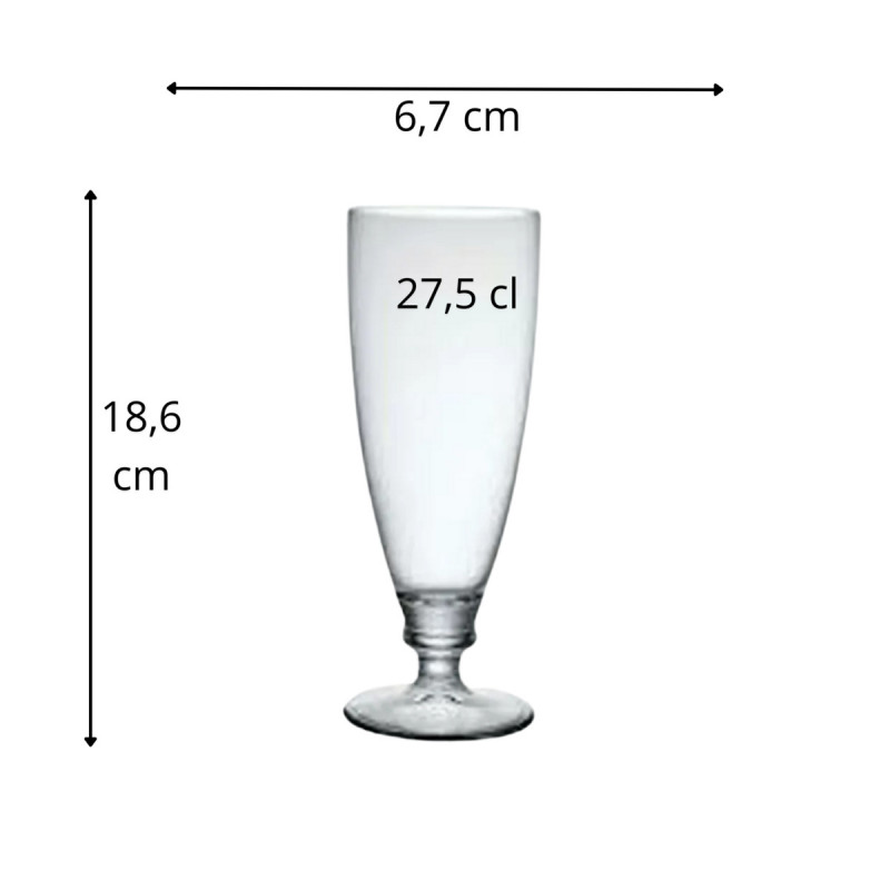Verre à bière verre 27,5 cl Harmonia Birra Bormioli Rocco