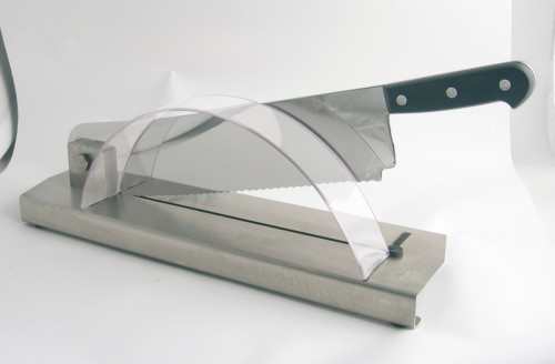 Couteau à pain 35 cm inox plastique crantée L.tellier