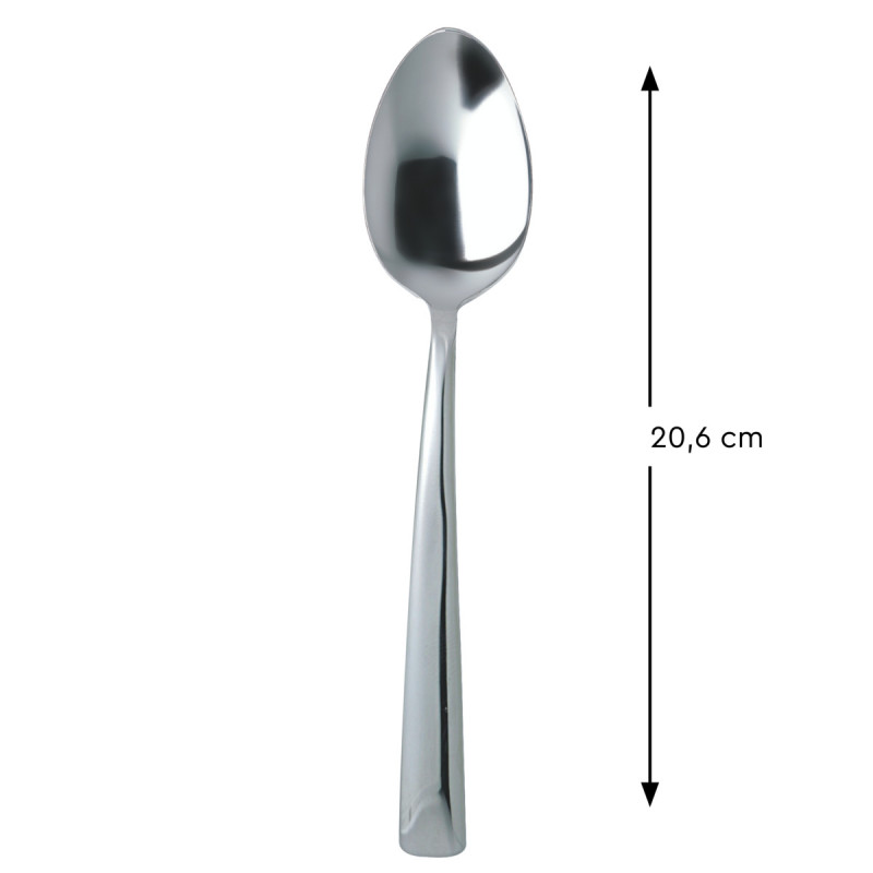 Cuillère de table inox 18/0 20,6 cm Style 180 Pro.mundi