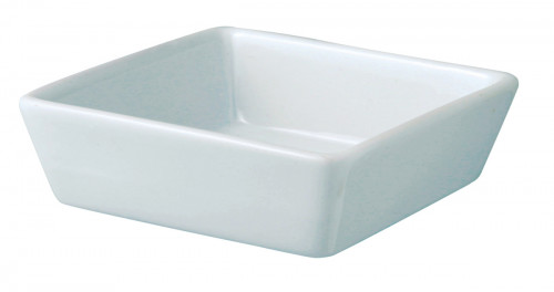 Ravier rectangulaire blanc porcelaine 13 cm Edina Pro.mundi