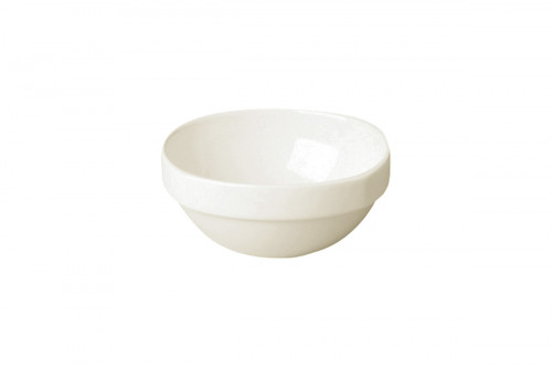 Bol rond ivoire porcelaine vitrifiée 40 cl Ø 13 cm Ska Rak
