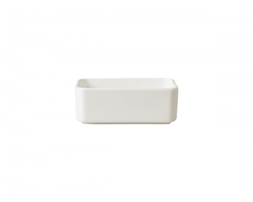 Porte sachet de sucre rectangulaire ivoire porcelaine vitrifiée 11,5 cm Banquet Rak