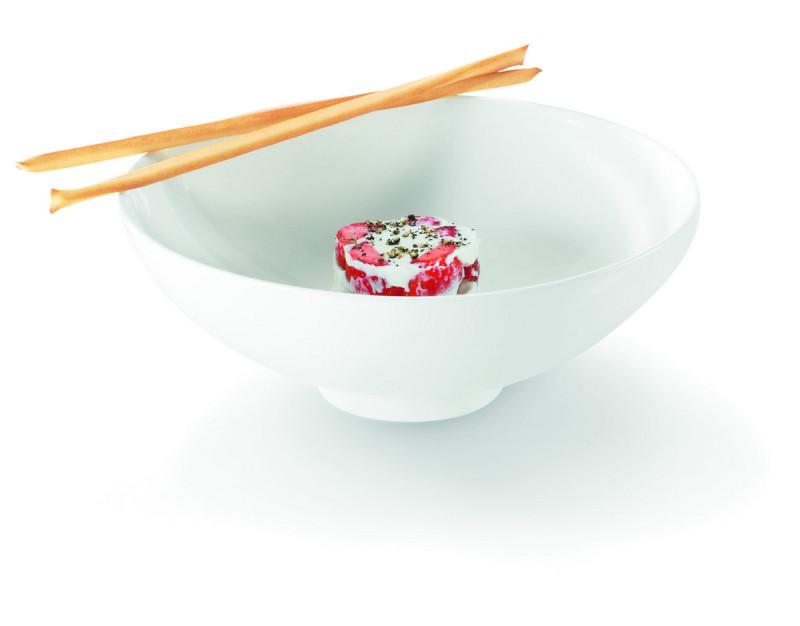 Bol rond ivoire porcelaine vitrifiée Ø 11,4 cm Fine Dine Rak