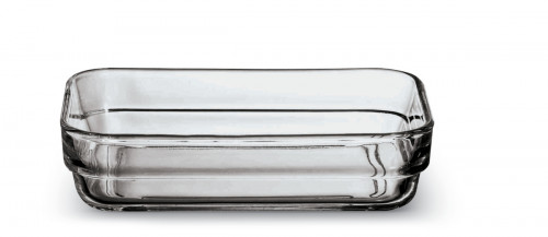 Ravier rectangulaire transparent verre trempé 14 cm Empilable Arcoroc