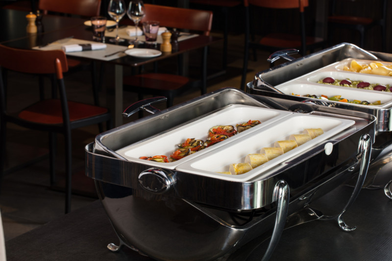 Bac ivoire porcelaine vitrifiée Range Buffet Rak