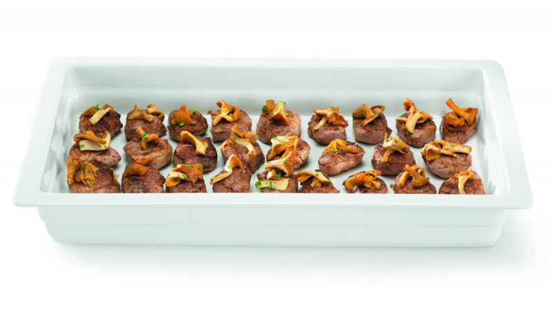 Bac ivoire porcelaine vitrifiée Range Buffet Rak