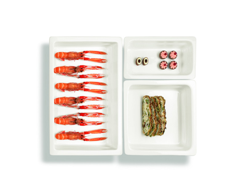 Bac ivoire porcelaine vitrifiée Range Buffet Rak