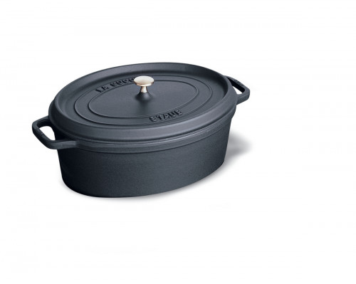 Cocotte fonte d'acier Sans revêtement Avec couvercle 23x19,7x14,1 cm 2,35 L Staub