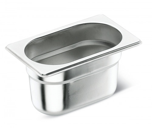 Bac GN 1/3 inox P6,5 cm 2,5 L Lacor