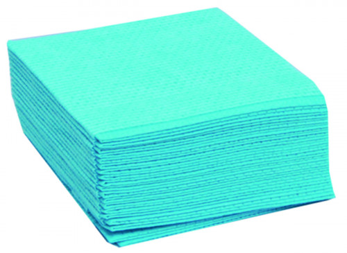 Lavettes non tissées bleu 50x35 cm (25 pièces)