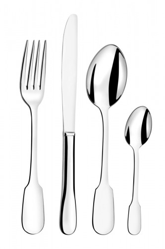 Couteau de table monobloc cranté rond 23,5 cm Vieux Paris Essentials Collection