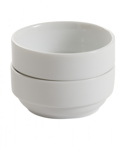 Coupelle rond blanc porcelaine Ø 8 cm Cafett Pro.mundi