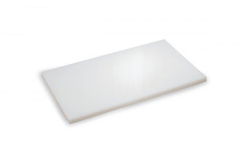 Planche à découper polyéthylène haute densité (pehd) blanc 40x30 cm Sans rigole Réversible Pro.cooker