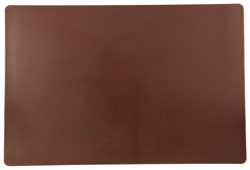 Planche à découper polyéthylène haute densité (pehd) brun 60x40 cm Pâtissier Sans rigole Réversible Pro.cooker