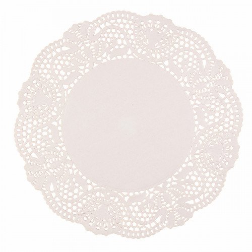 Dentelle rond blanc Ø 23 cm (250 pièces)