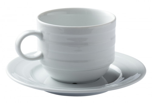 Tasse à thé rond blanc porcelaine 23 cl Ø 8,2 cm Ruby