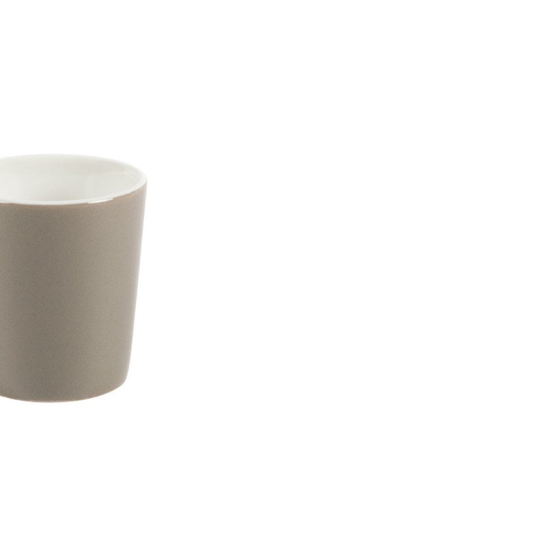 Gobelet rond marron grès émaillé 10 cl Ø 6 cm Prismo Pro.mundi