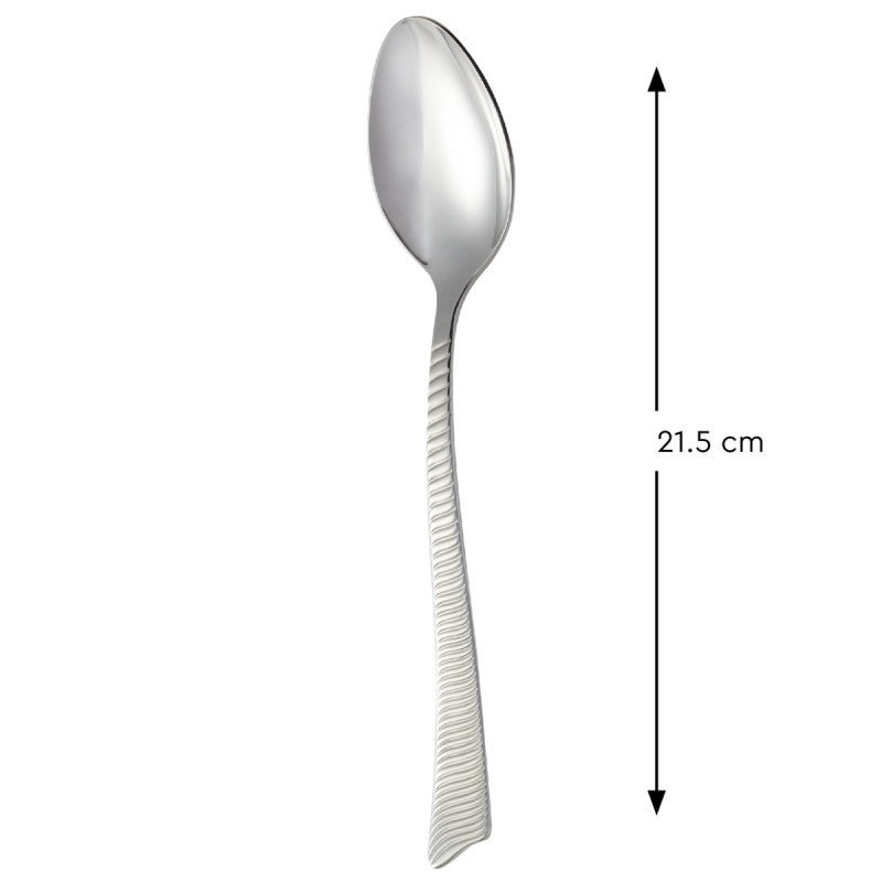 Cuillère de table inox 18/10 21,5 cm Wave Cisele Pro.mundi