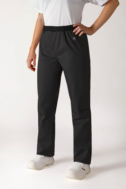 Pantalon femme noir T2 Rosace Robur