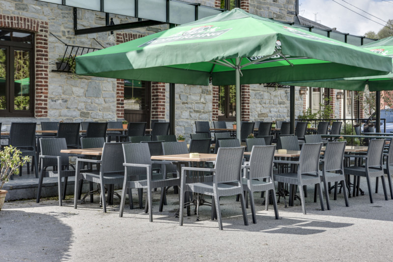 Pied de table noir 60x60x70 cm Empire Flexmob