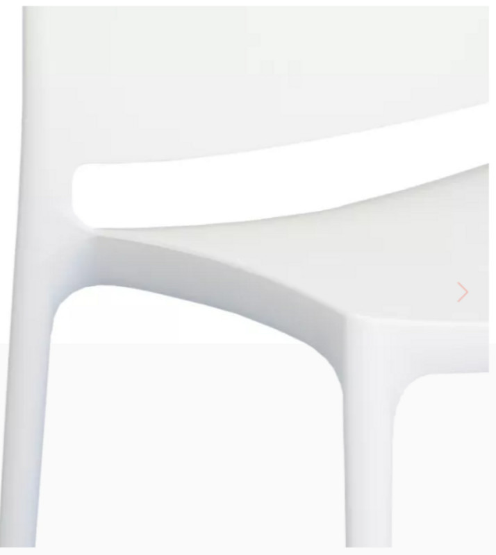 Chaise blanc 81x44x50 cm Maya Flexmob