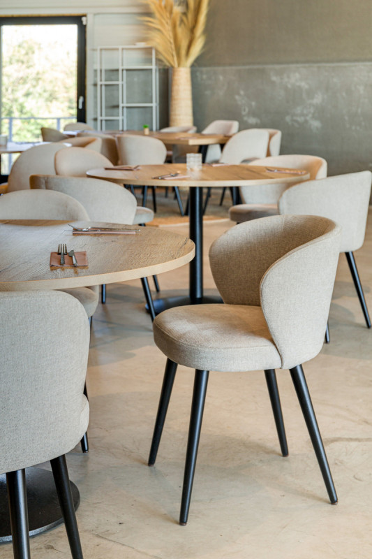 Pied de table noir Ø 55 cm 73 cm Rome Flexmob
