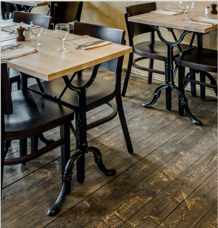 Pied de table noir 38x82x71 cm Retro Flexmob