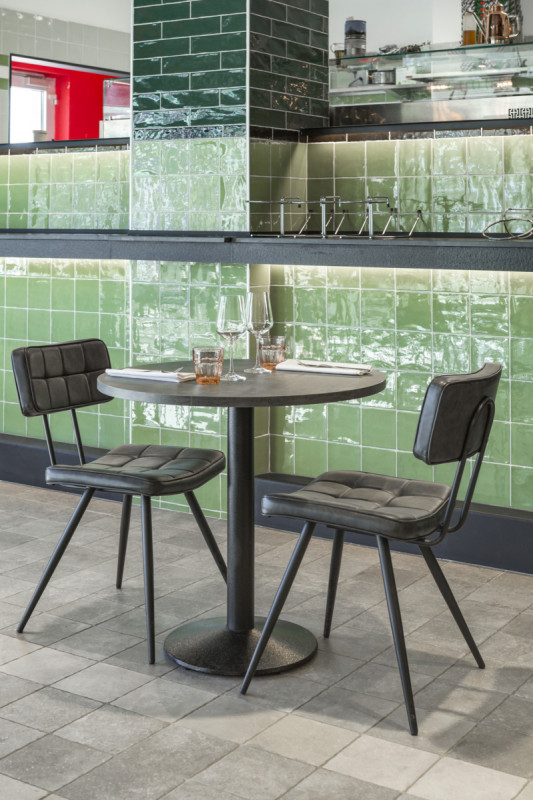 Pied de table noir Ø 43 cm 73 cm Rome Flexmob