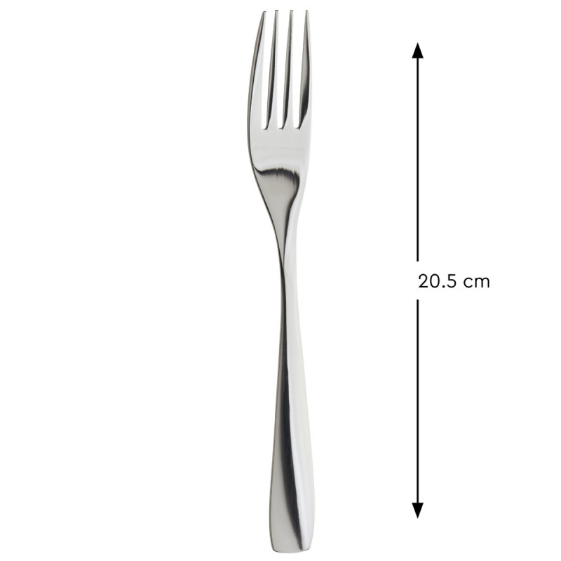 Fourchette de table inox 18/0 20,5 cm Adagio Pro.mundi
