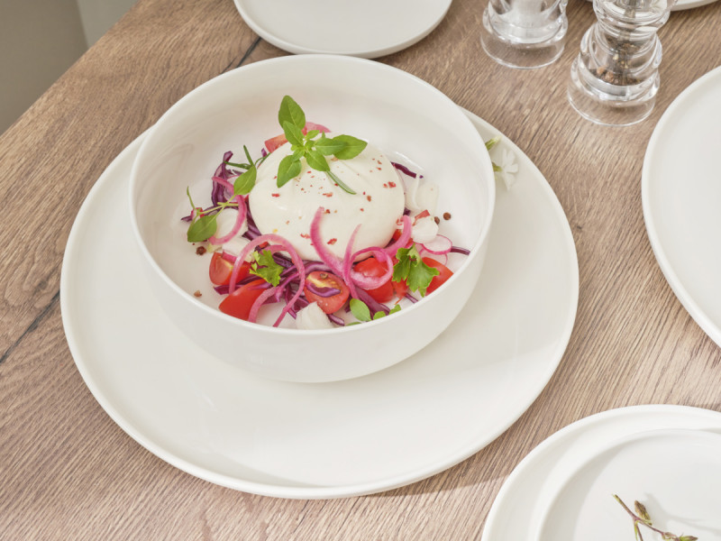 Assiette plate rond blanc porcelaine renforcée Ø 25 cm Artic Accolade