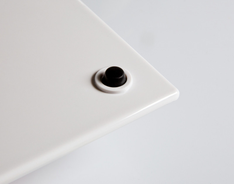 Plateau GN1/4 mélamine blanc 26,5x16,2x1,5 cm Zero Aps
