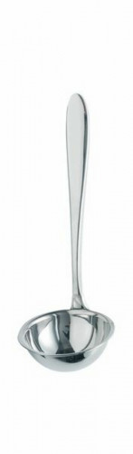 Louche à sauce argent inox 18/10 17,8x5,6x4,5 cm Lazzo Chef & Sommelier