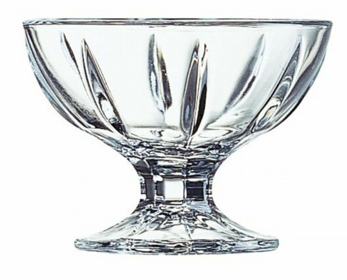 Coupe à glace rond transparent verre Ø 10,5 cm Seychelles Arcoroc