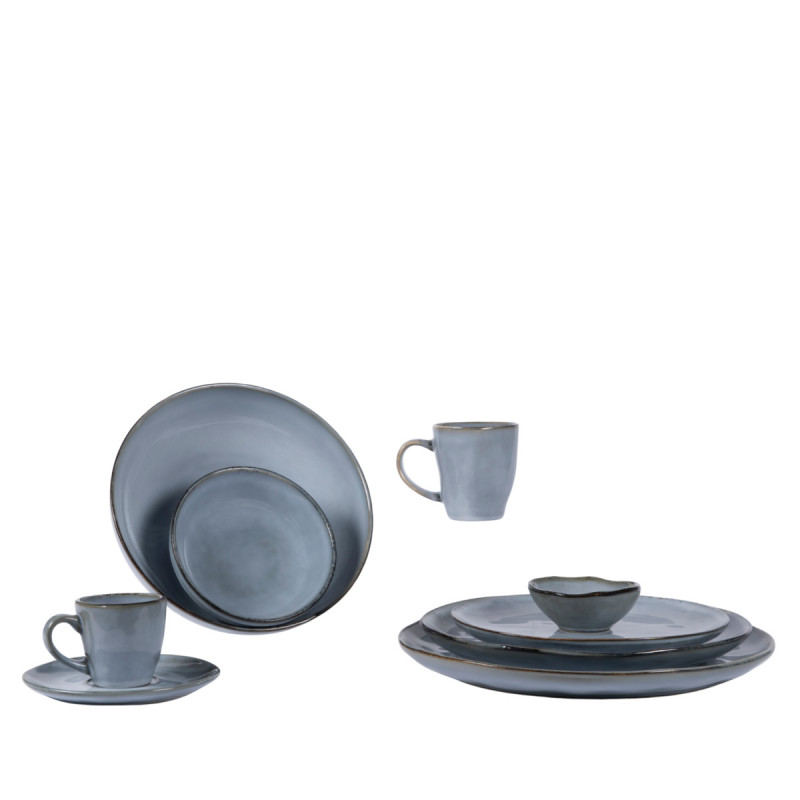 Tasse à expresso bleu grès émaillé 9 cl Ø 6,2 cm Sky Pro.mundi