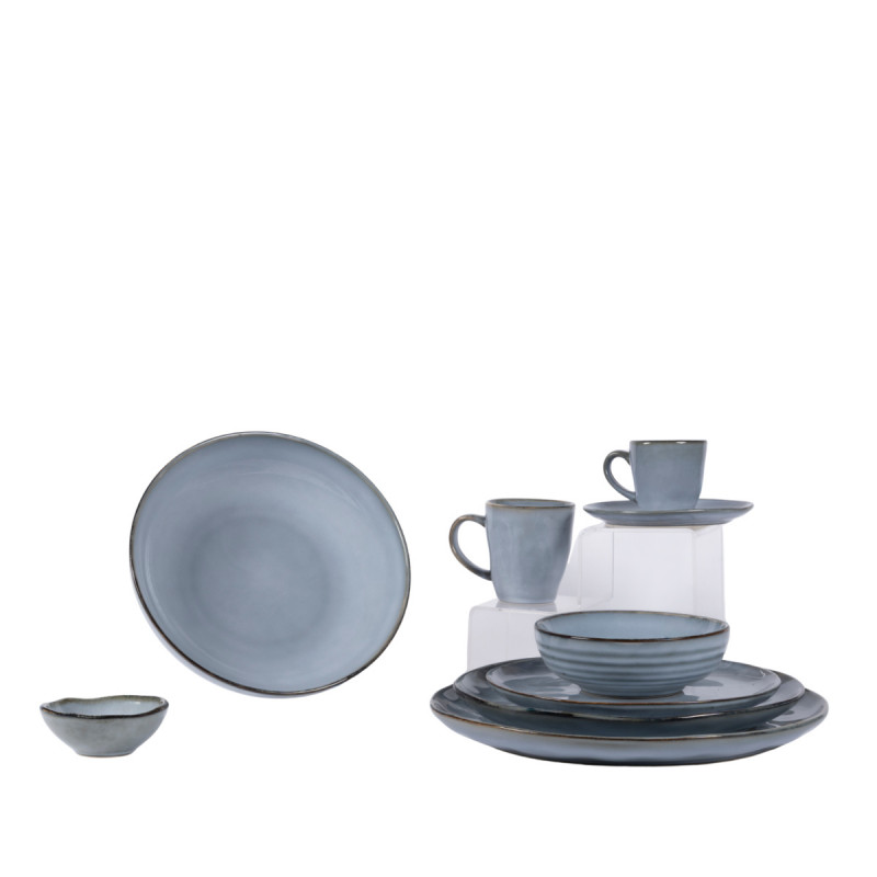 Tasse à expresso bleu grès émaillé 9 cl Ø 6,2 cm Sky Pro.mundi