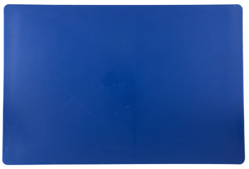 Planche à découper polyéthylène haute densité (pehd) bleu 53x32,5x2 cm GN 1/1 Sans rigole Réversible Pro.cooker