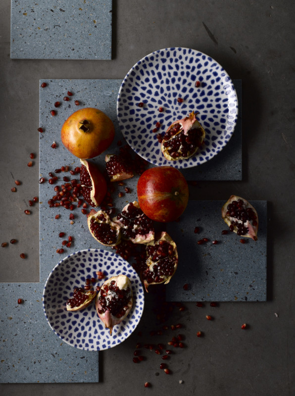 Assiette coupe plate rond terracotta porcelaine vitrifiée Ø 26 cm Terrazzo Dudson