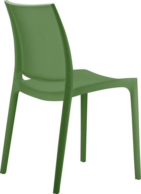 Chaise d''extérieur vert olive 81x44x50 cm Maya Flexmob