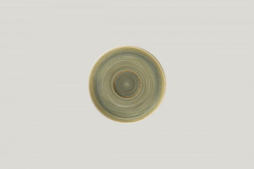 Sous tasse à thé déjeuner rond Emerald porcelaine vitrifiée Ø 17 cm Rakstone Spot Rak