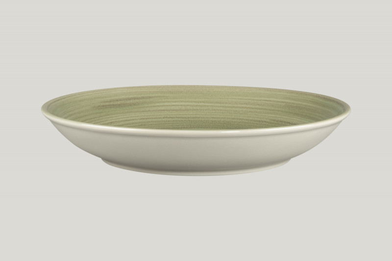 Assiette coupe creuse rond Emerald porcelaine vitrifiée Ø 29,8 cm Rakstone Spot Rak