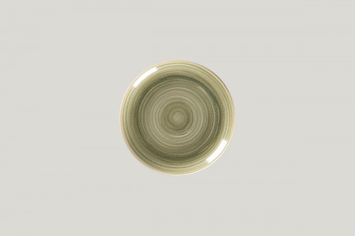 Assiette coupe plate rond Emerald porcelaine vitrifiée Ø 17,9 cm Rakstone Spot Rak