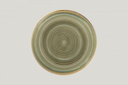 Assiette coupe plate rond Emerald porcelaine vitrifiée Ø 28,2 cm Rakstone Spot Rak