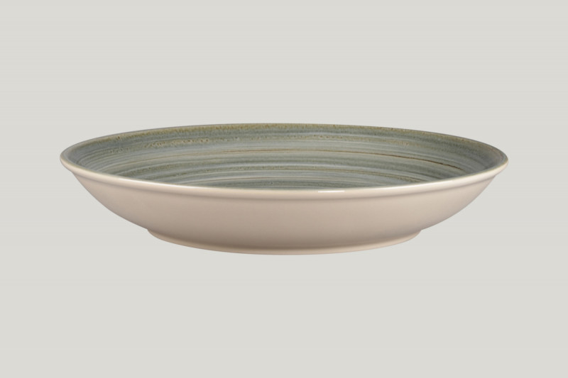 Assiette coupe creuse rond Peridot porcelaine vitrifiée Ø 29,8 cm Rakstone Spot Rak