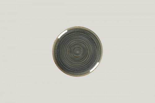 Assiette coupe plate rond Peridot porcelaine vitrifiée Ø 17,9 cm Rakstone Spot Rak