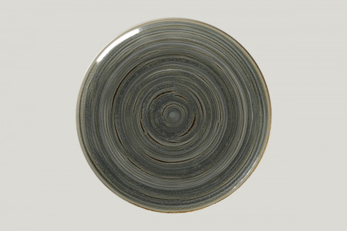 Assiette coupe plate rond Peridot porcelaine vitrifiée Ø 30,7 cm Rakstone Spot Rak