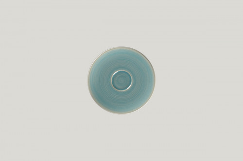 Sous tasse à café rond Saphire porcelaine vitrifiée Ø 15 cm Rakstone Spot Rak