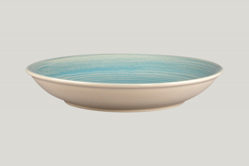 Assiette coupe creuse rond Saphire porcelaine vitrifiée Ø 29,8 cm Rakstone Spot Rak