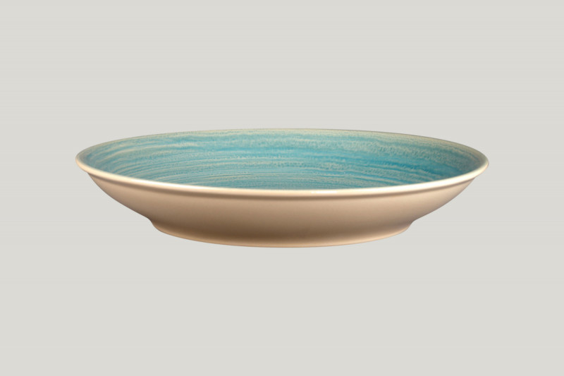 Assiette coupe creuse rond Saphire porcelaine vitrifiée Ø 27,8 cm Rakstone Spot Rak