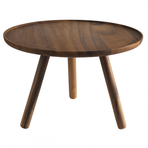 Présentoir à pâtisserie acacia Ø 300 mm 200 mm Acacia Aps