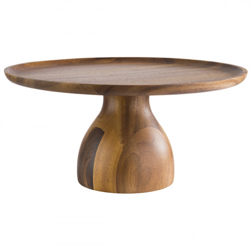 Présentoir à pâtisserie acacia Ø 33 cm 16 cm Acacia Aps